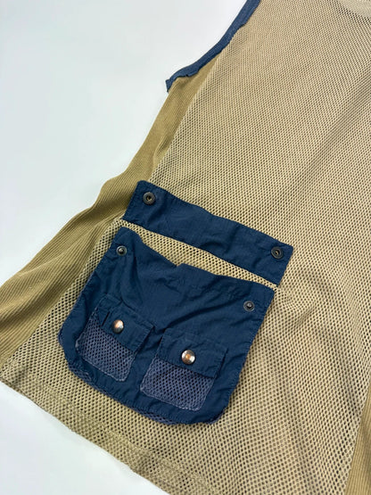 Dolce & Gabbana SS2003 Khaki Cargo Pocket Mesh Tank Top