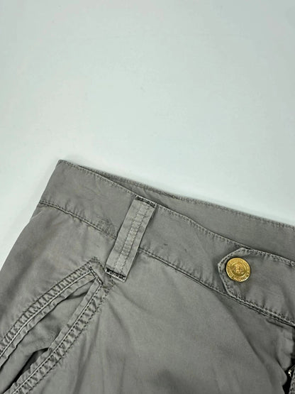 Dolce Gabbana Grey 2003 Cargo Zip Pants