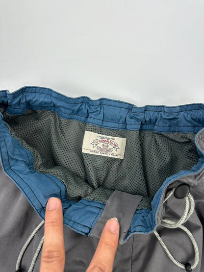 Armani Jeans 90’s Double Knee Grey Parachute Pants