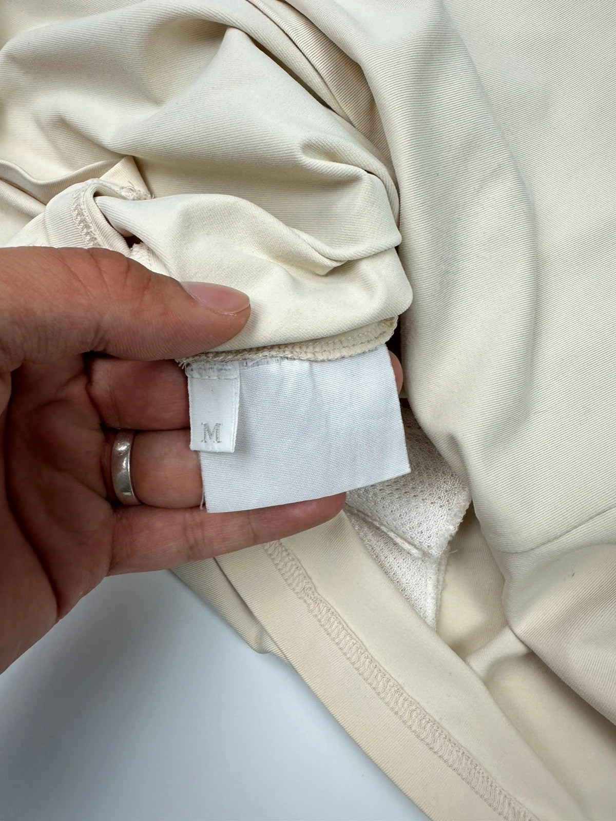 Prada Sport 00’s Beige Tee Short Sleeves Zip Pocket