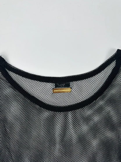 Dolce Gabbana 00’s Black Mesh Longsleeves
