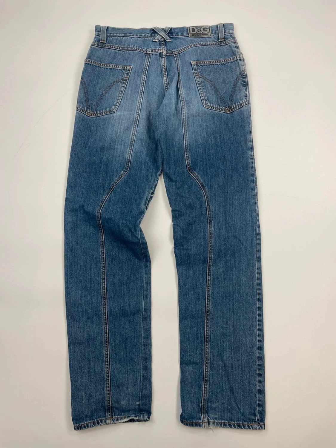 Dolce Gabbana 00’s Pockets Patchwork Jeans Pants Denim