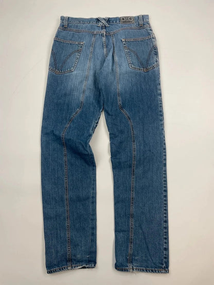 Dolce Gabbana 00’s Pockets Patchwork Jeans Pants Denim