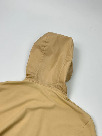 Prada Sport SS2000 Mesh Beige Hooded Nylon Jacket