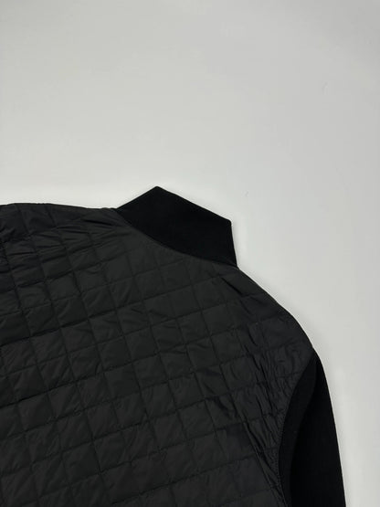 Prada Sport FW01-05 Black Hybrid Wool & Nylon Padded Jacket