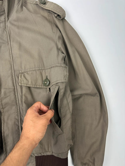 Dolce & Gabbana 00’s Cotton Khaki Army Bomber Jacket