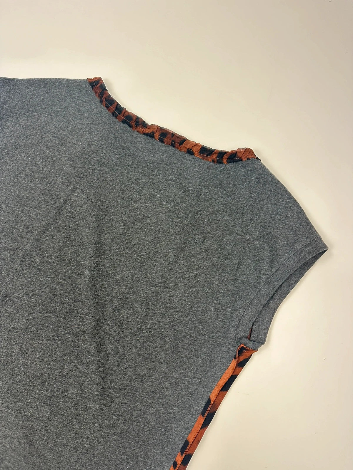 Dolce Gabbana 00’s Leopard Top Tank Top Silk