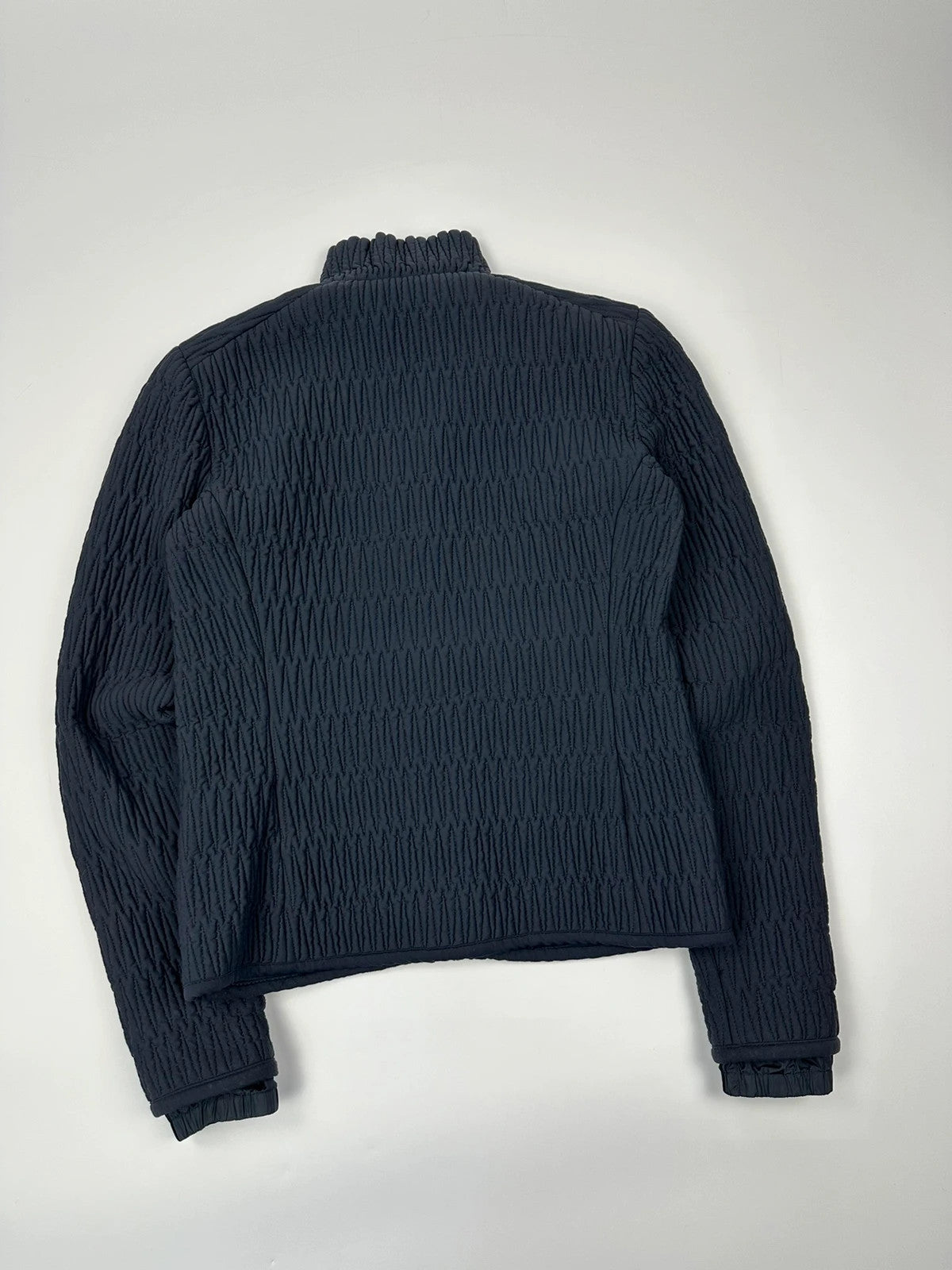 Prada Sport FW2011 Plissé Navy Blue Jacket