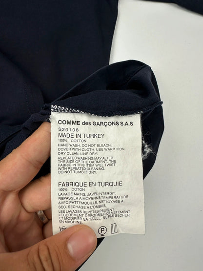 Comme Des Garçons Shirt SS2018 Navy Blue Hoodie Pocket Tee