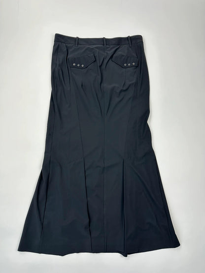 Marithé + Francois Girbaud 00’s Dark Navy Long Skirt