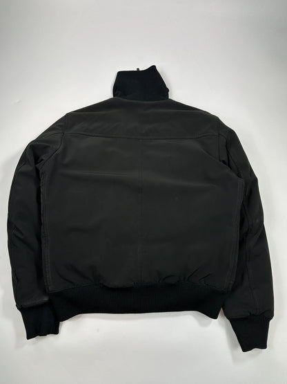 Prada Milano FW2004 Black Down Puffer Bomber Jacket