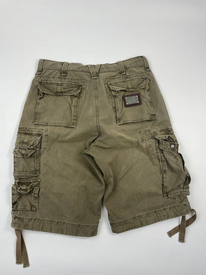 Dolce Gabbana FW2006 Cargo Military Short Army Khaki Green