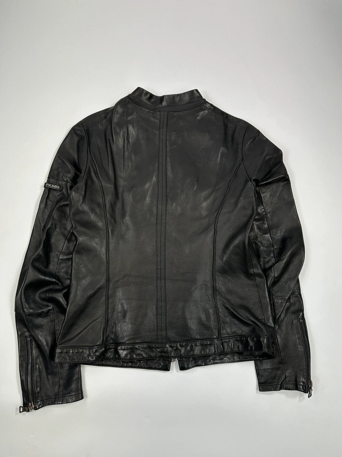 Prada Sport SS2006 Black Leather Jacket