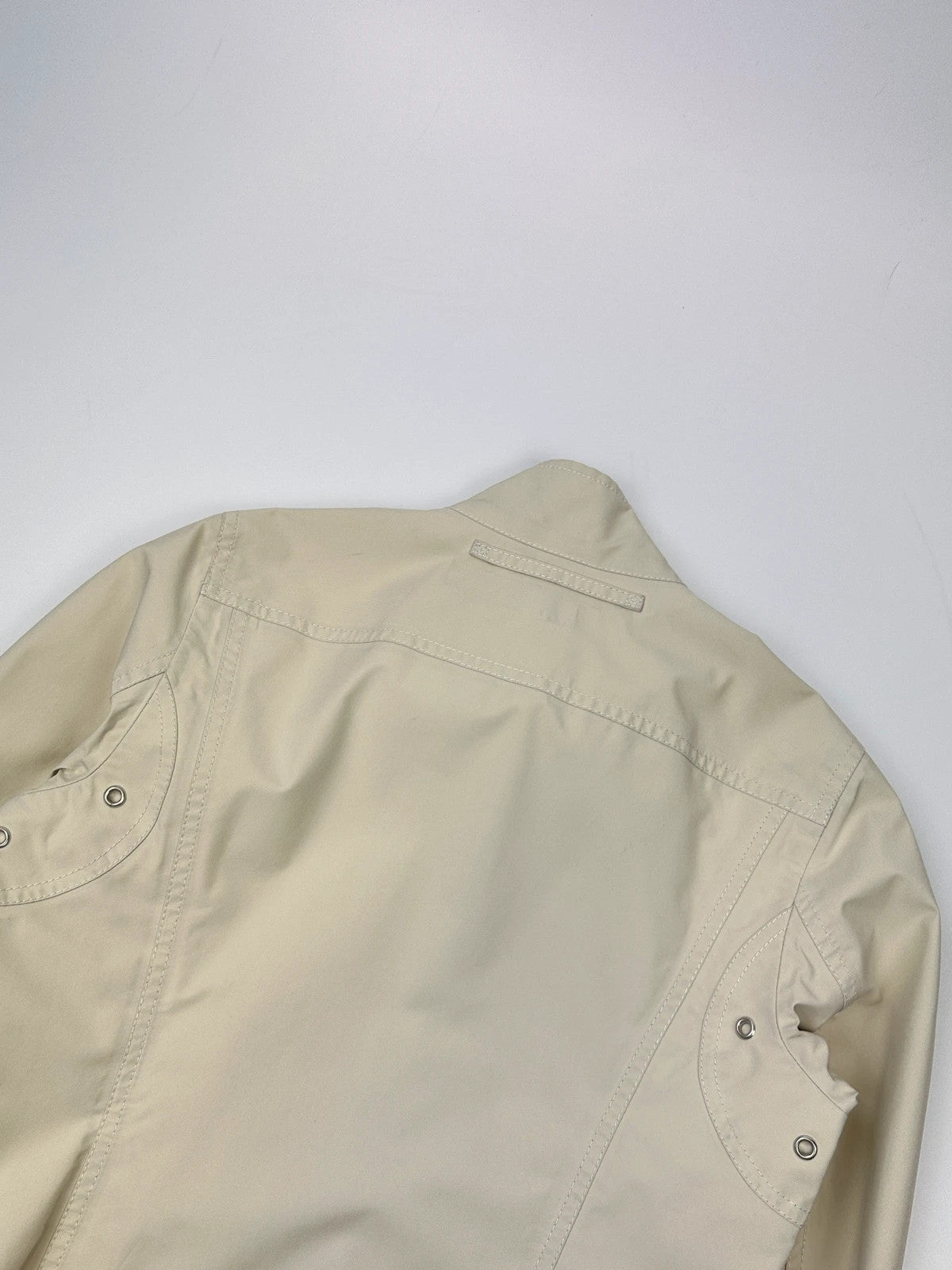 Prada Sport SS2000 Nylon Beige Gore-Tex Rain Jacket