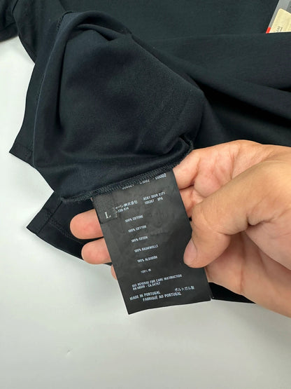 Prada Sport SS2008 Black Light Cotton Shirt Polo