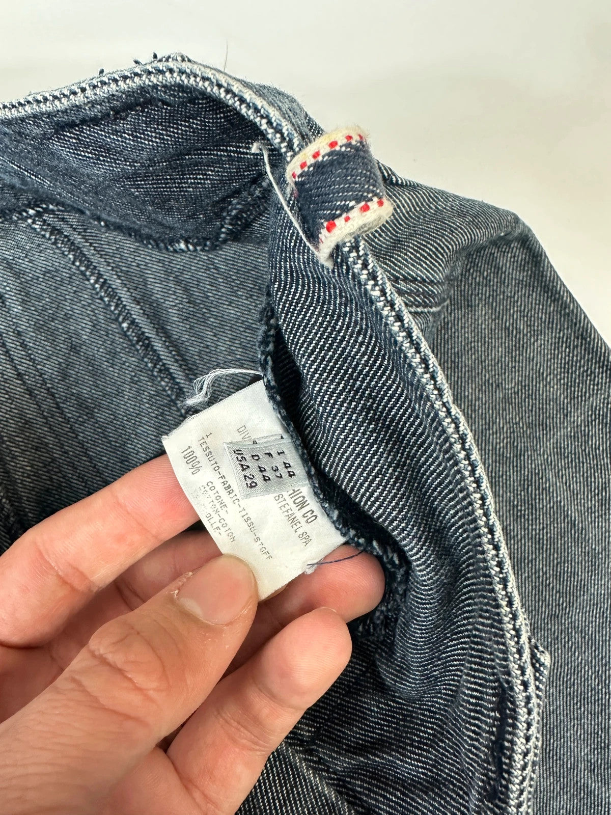 Marithé + François Girbaud 00’s Navy Bleu Grey Flared Denim Pants