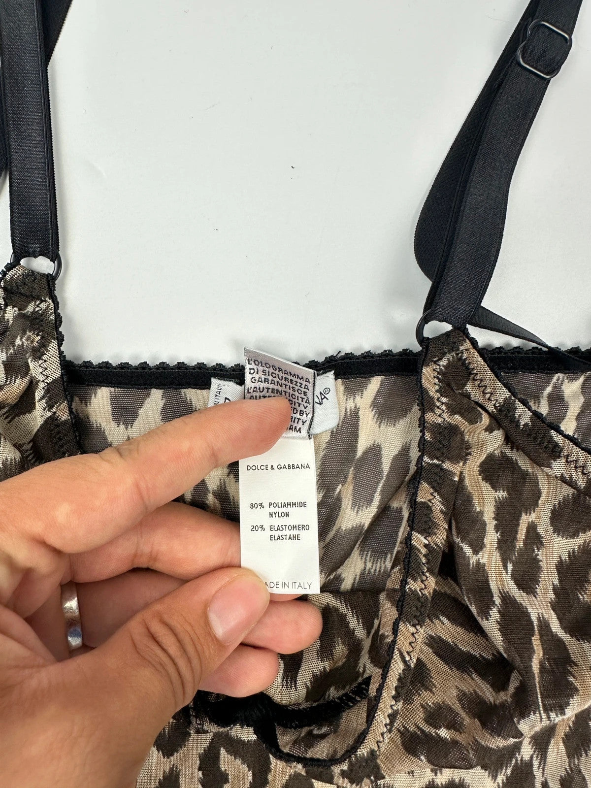 Dolce & Gabbana Leopard Print Mini Dress