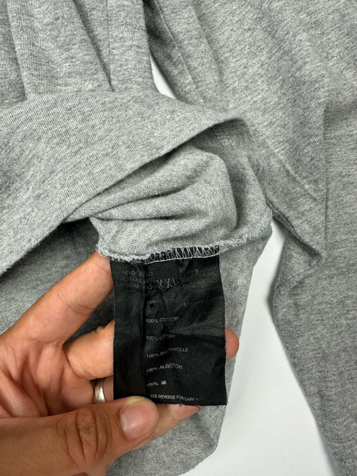 Prada Sport X Luna Rossa SS2003 Grey Longsleeves Tee