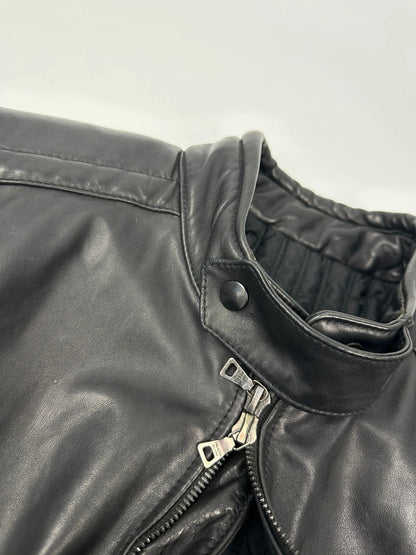 Prada Milano 90’s Motor Leather Jacket Bomber