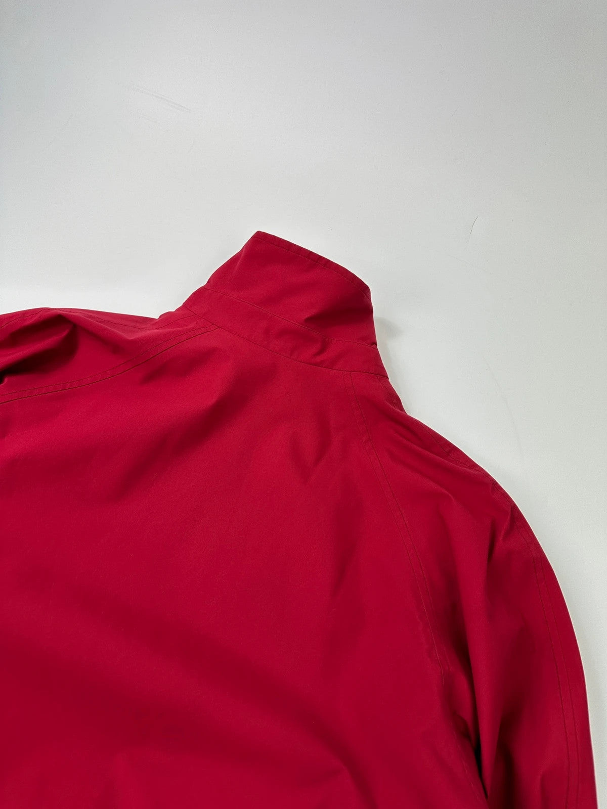 Prada Sport SS2000 Red Rose Nylon Windbreaker Nylon Bomber Jacket