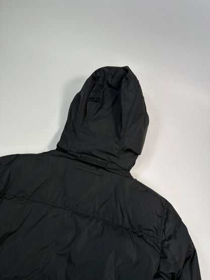 Prada Sport FW2008 Black Nylon Down Hooded Puffer Jacket