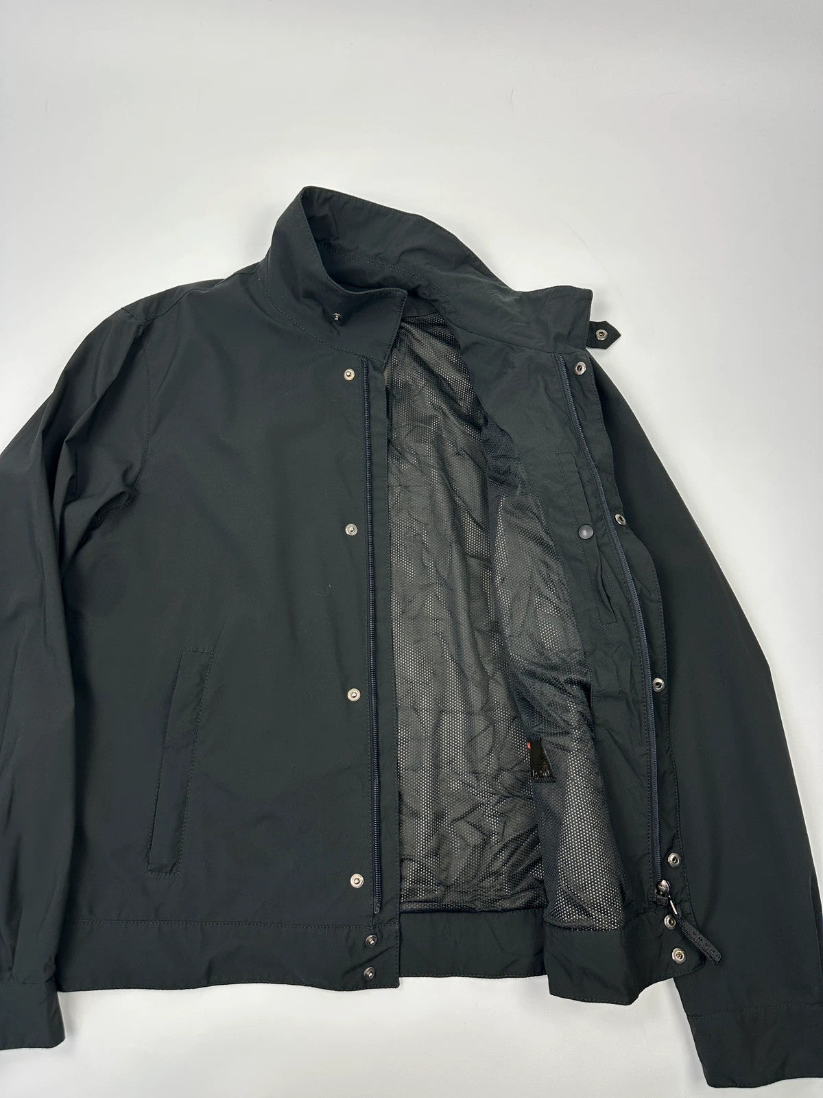Prada Sport FW2007 Black Nylon WindStopper Jacket