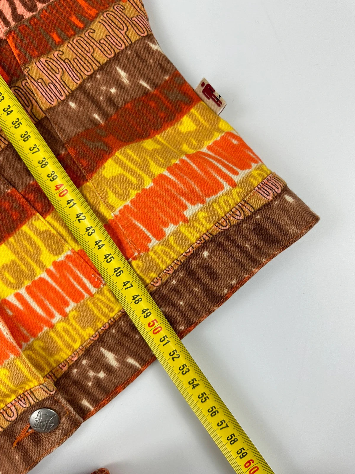 JPG 00’s Shirt Denim Pants Set Monogram Orange Red