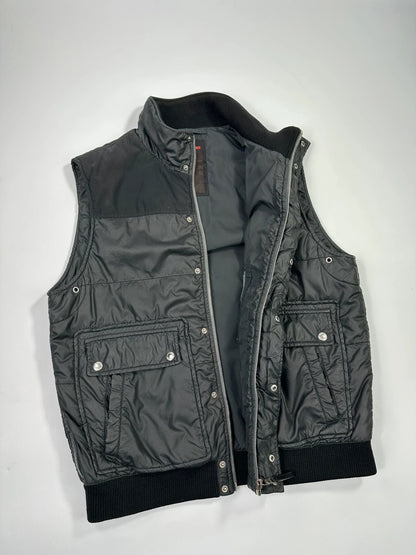 Prada Sport FW2006 Black Sleeveless Puffer Jacket