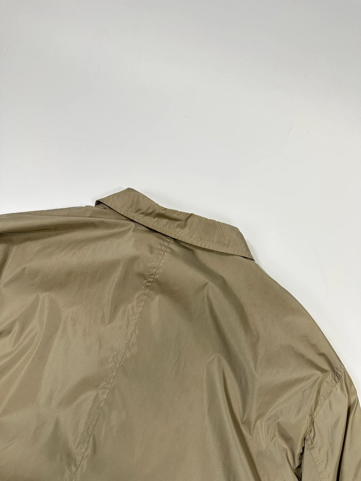 Prada Milano SS1998 Light Khaki Nylon Shirt Jacket