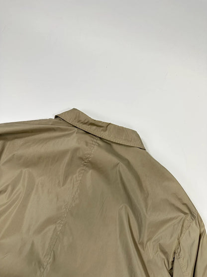 Prada Milano SS1998 Light Khaki Nylon Shirt Jacket
