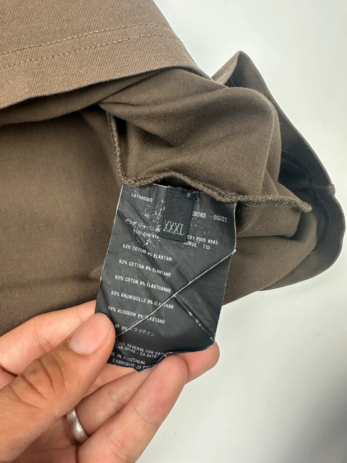 Prada Sport 00’s Brown Short Sleeve Tee Zip Pocket