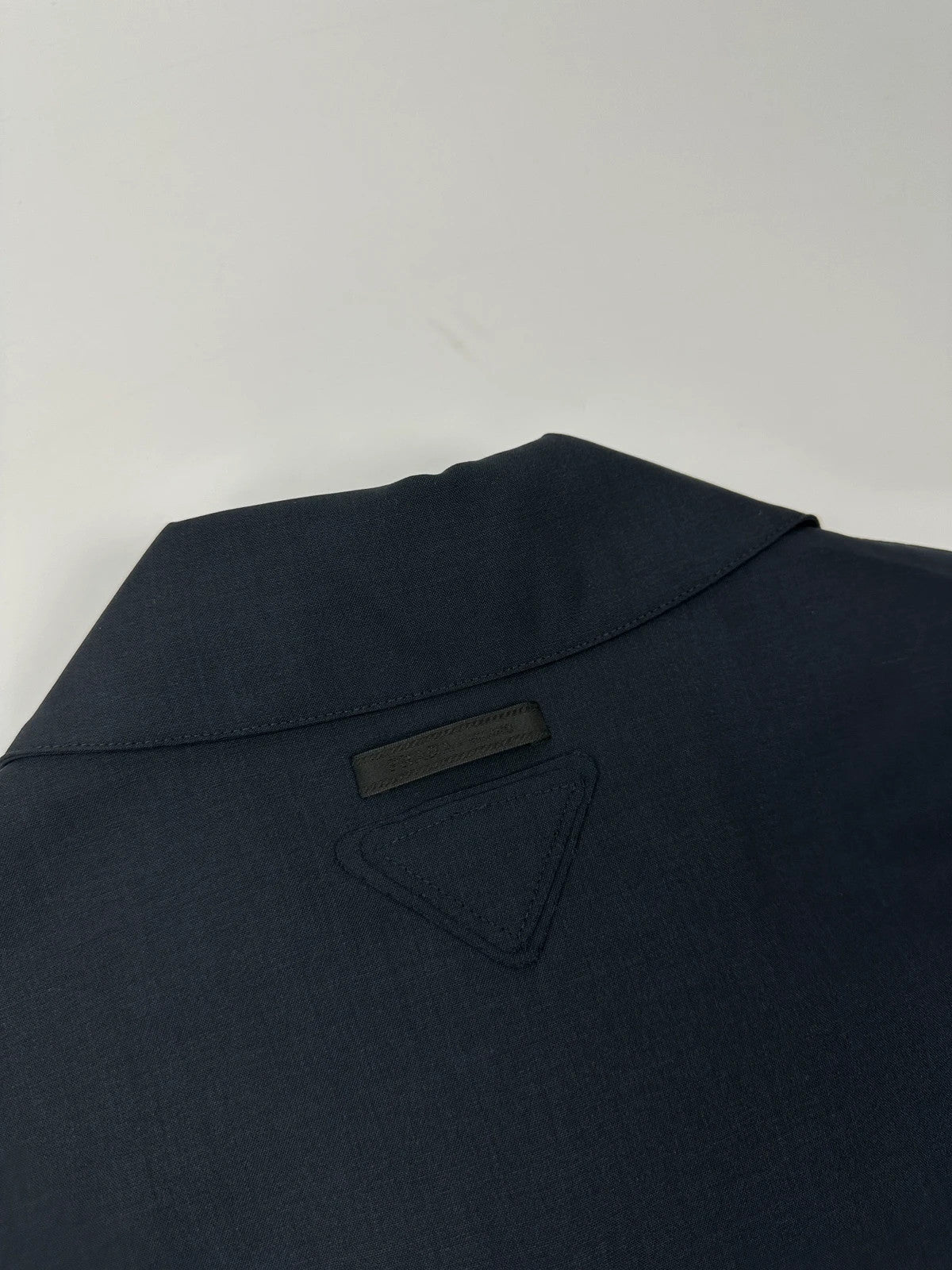 Prada Milano SS2025 Virgins Wool Light Crop Shirt Jacket