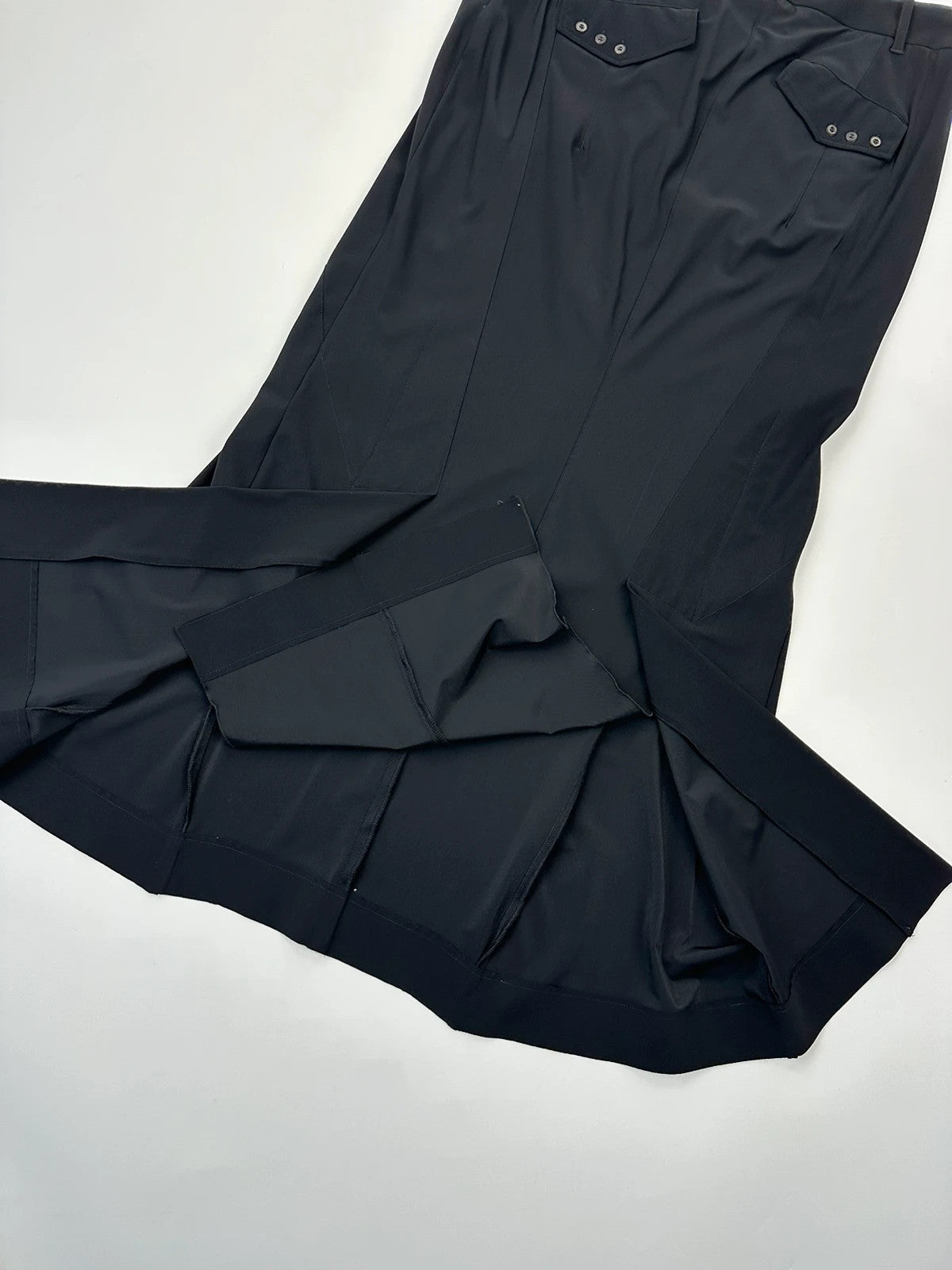 Marithé + Francois Girbaud 00’s Dark Navy Long Skirt