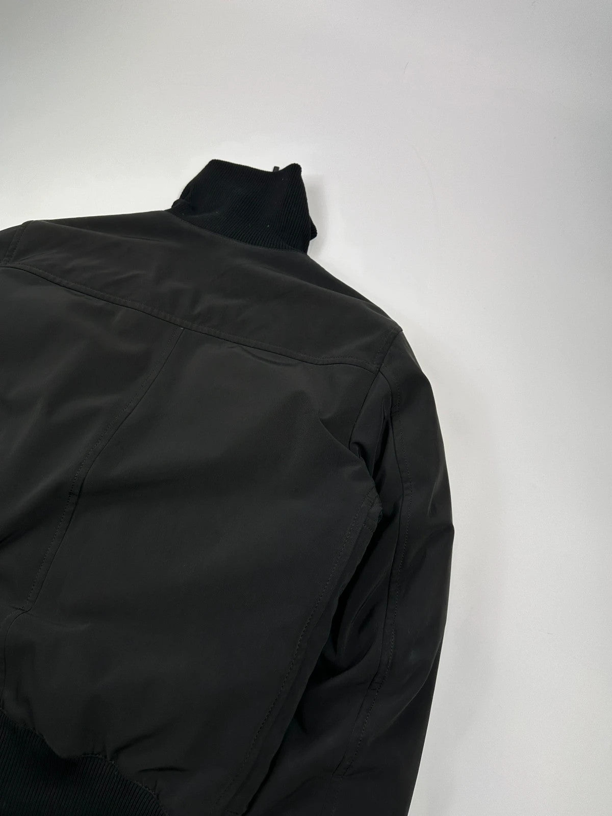 Prada Milano FW2004 Black Down Puffer Bomber Jacket
