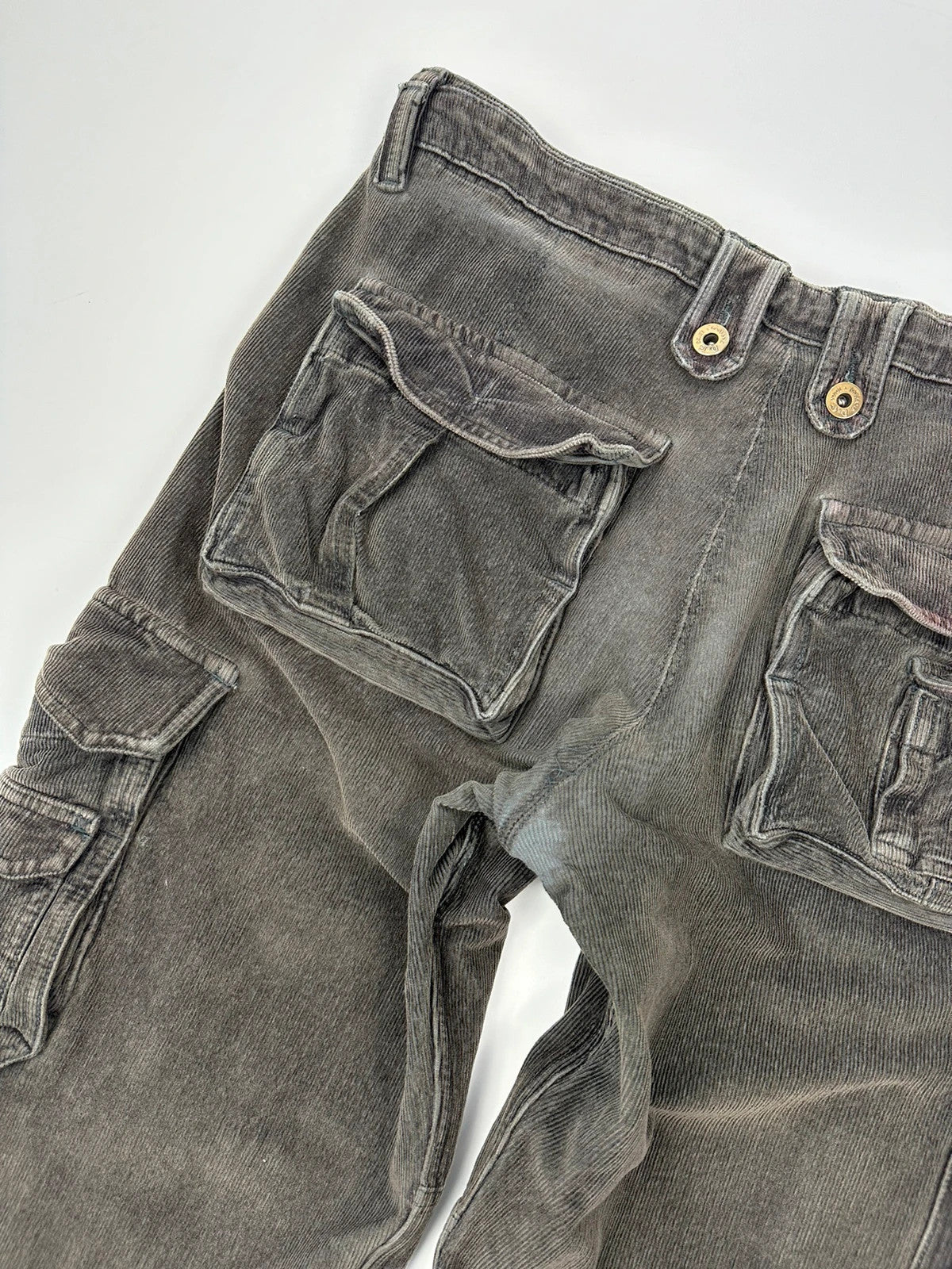 Dolce & Gabbana Khaki Cargo Corduroy Pants