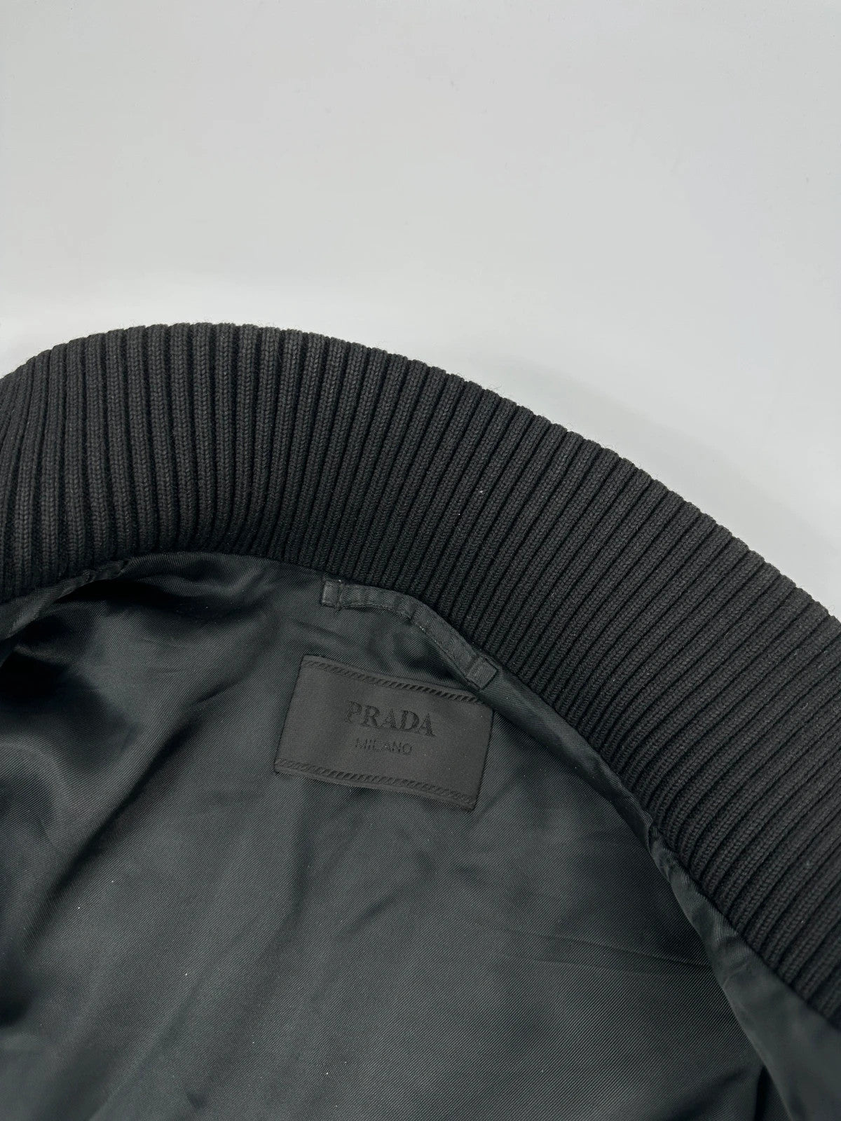 Prada Milano FW2008 Black Padded Army Multi Pockets Bomber Jacket