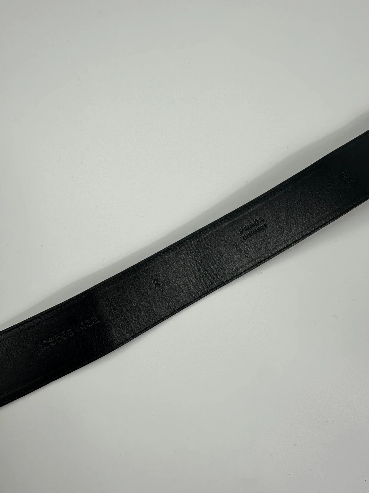 Prada SS2011 Zebra Fur Brown Belt