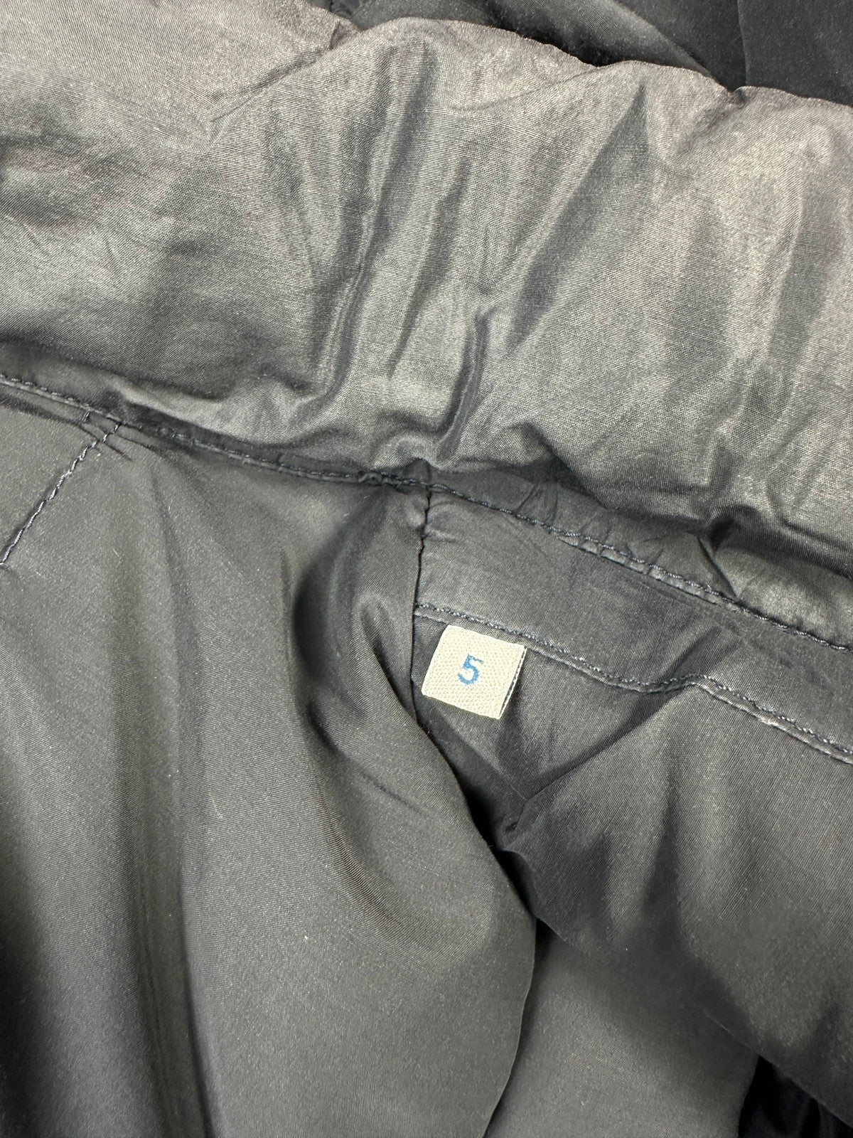 Moncler FW2005 French Logo Packed Down Puffer Hooded Jacket Navy Blue