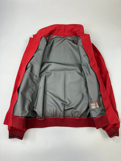 Prada Sport FW2014 Red Nylon Light Bomber Waterproof Jacket