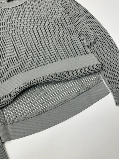 Dolce & Gabbana 00’s Grey Mesh Knit Sweater