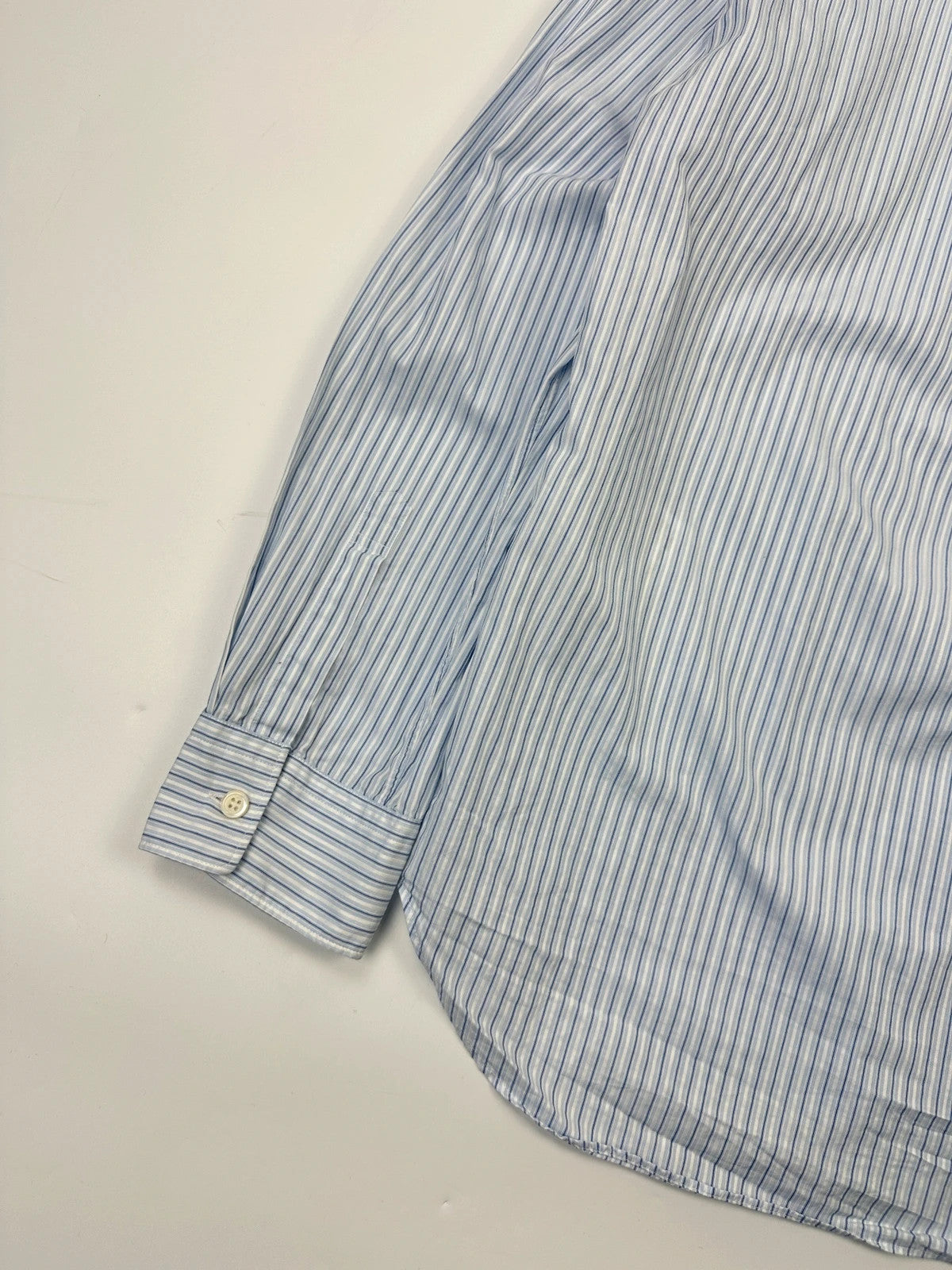 Comme Des Garçons Homme Deux AD2015 Bleu Stripes Longsleeves Shirt