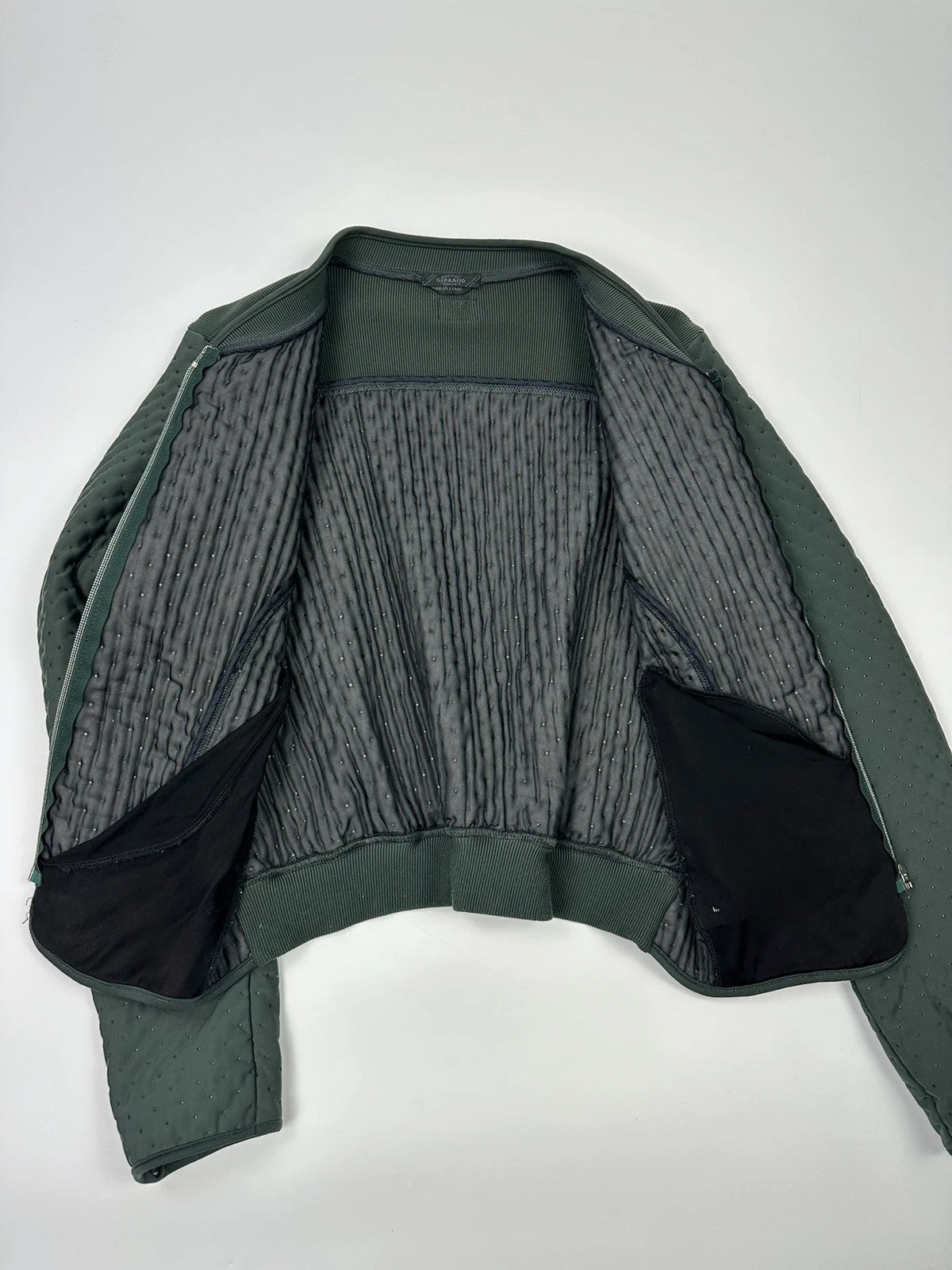 Marithé + Francois Girbaud 90’s Green Bomber Jacket