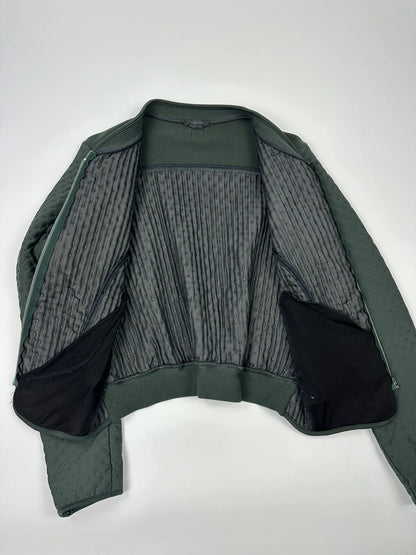 Marithé + Francois Girbaud 90’s Green Bomber Jacket