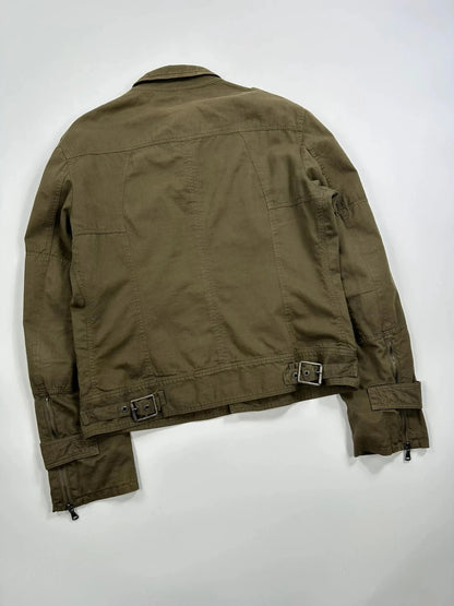 Dolce Gabbana Army military utility jacket Green kaki veste armée