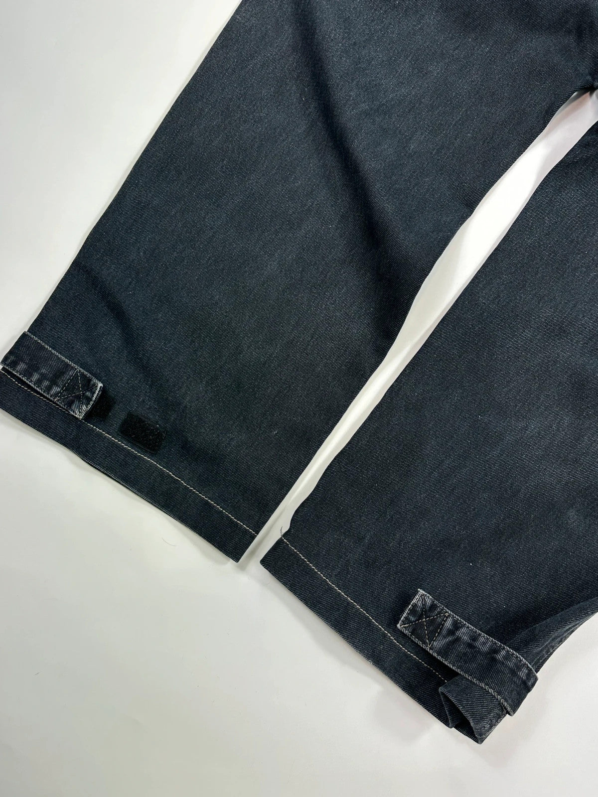 Armani Jeans Early 00’s Black Indigo Carpenter Wide Legs Pants