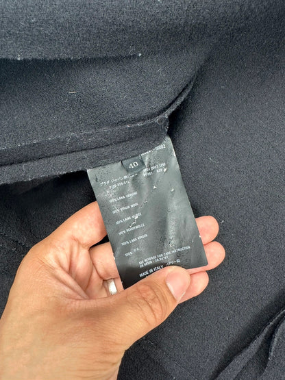 Prada Milano SS2007 Wool Black Blazer Jacket Casual