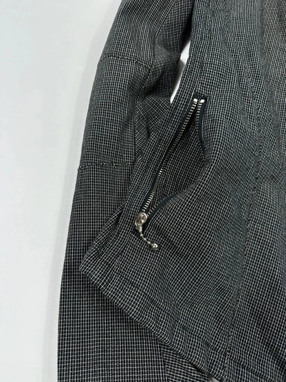 Marithé + Francois Girbaud jacket pied de poule veste fitted