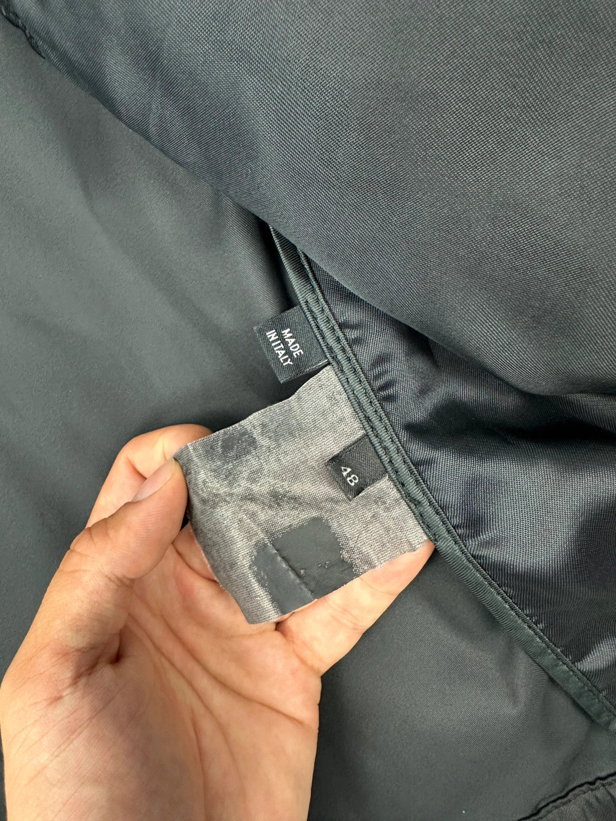 Prada Milano FW2007 Black Shirt Nylon Jacket