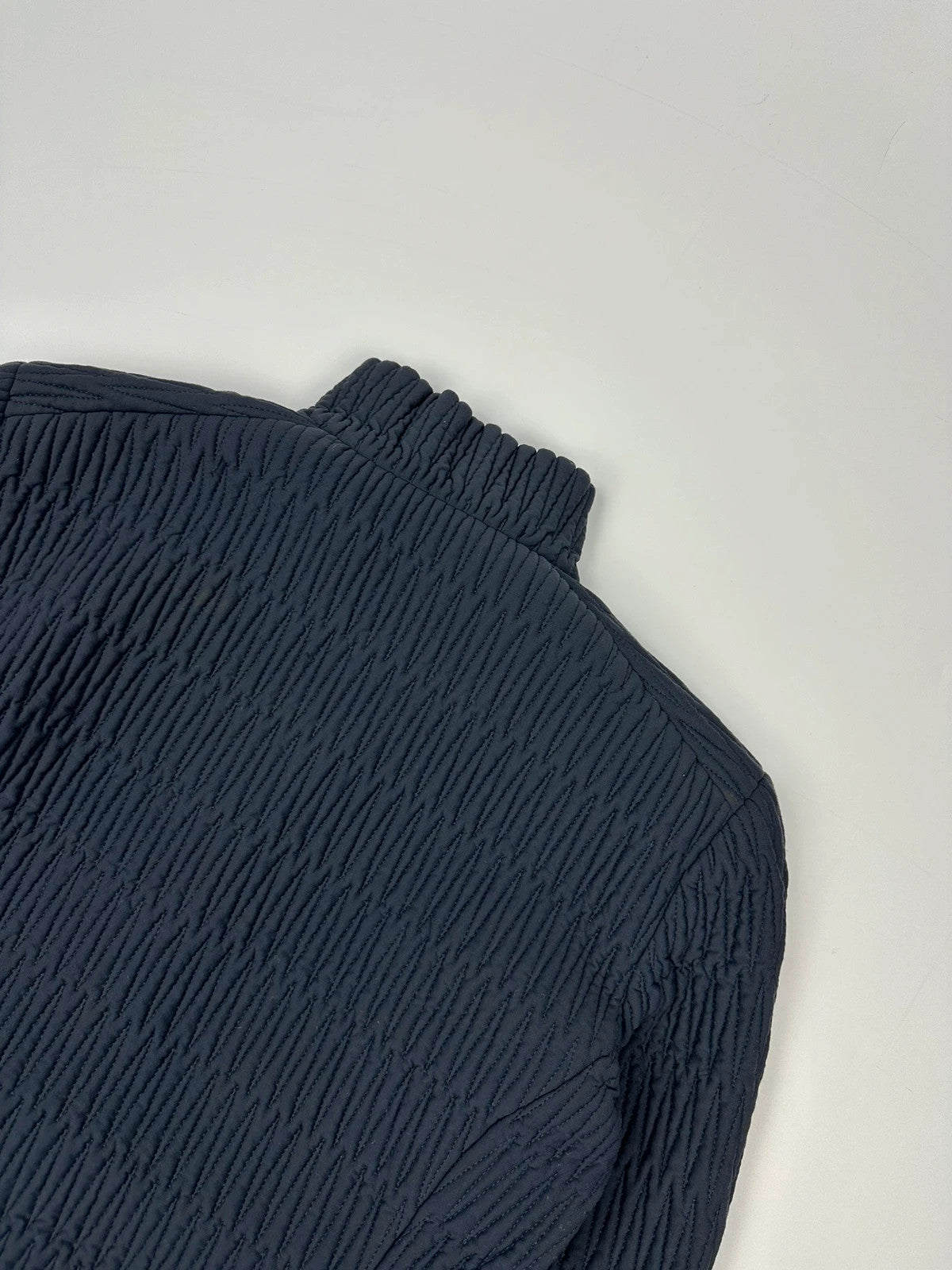 Prada Sport FW2011 Plissé Navy Blue Jacket