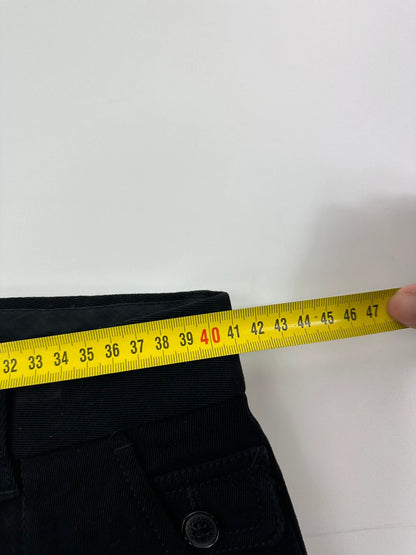 Dolce Gabbana FW2004 Multi Pocket Black Navy Pants